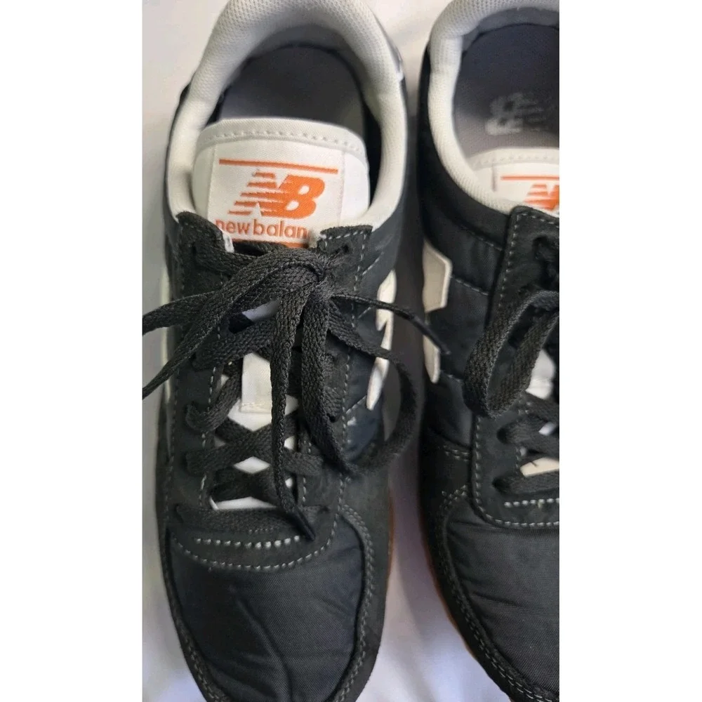 Men's New Balance 420 Black & White Suede Retro Shoes Size 6.5 Sneakers UL420TE2